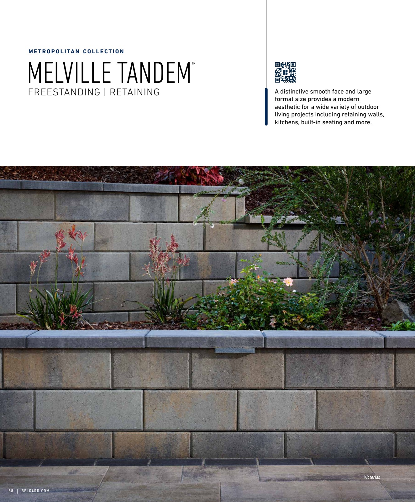 Melville Tandem by Belgard - Walls