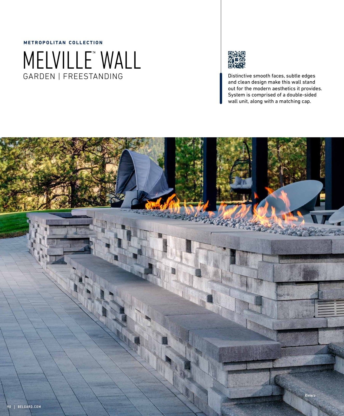 Melville Wall by Belgard - Walls