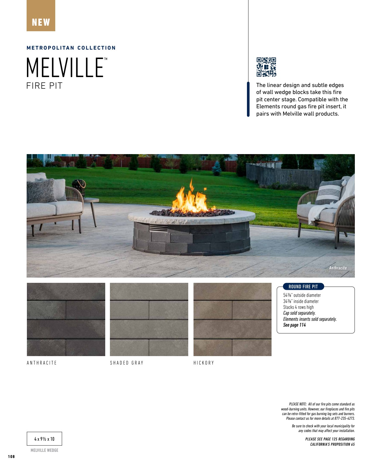 Melville Fire Pit by Belgard