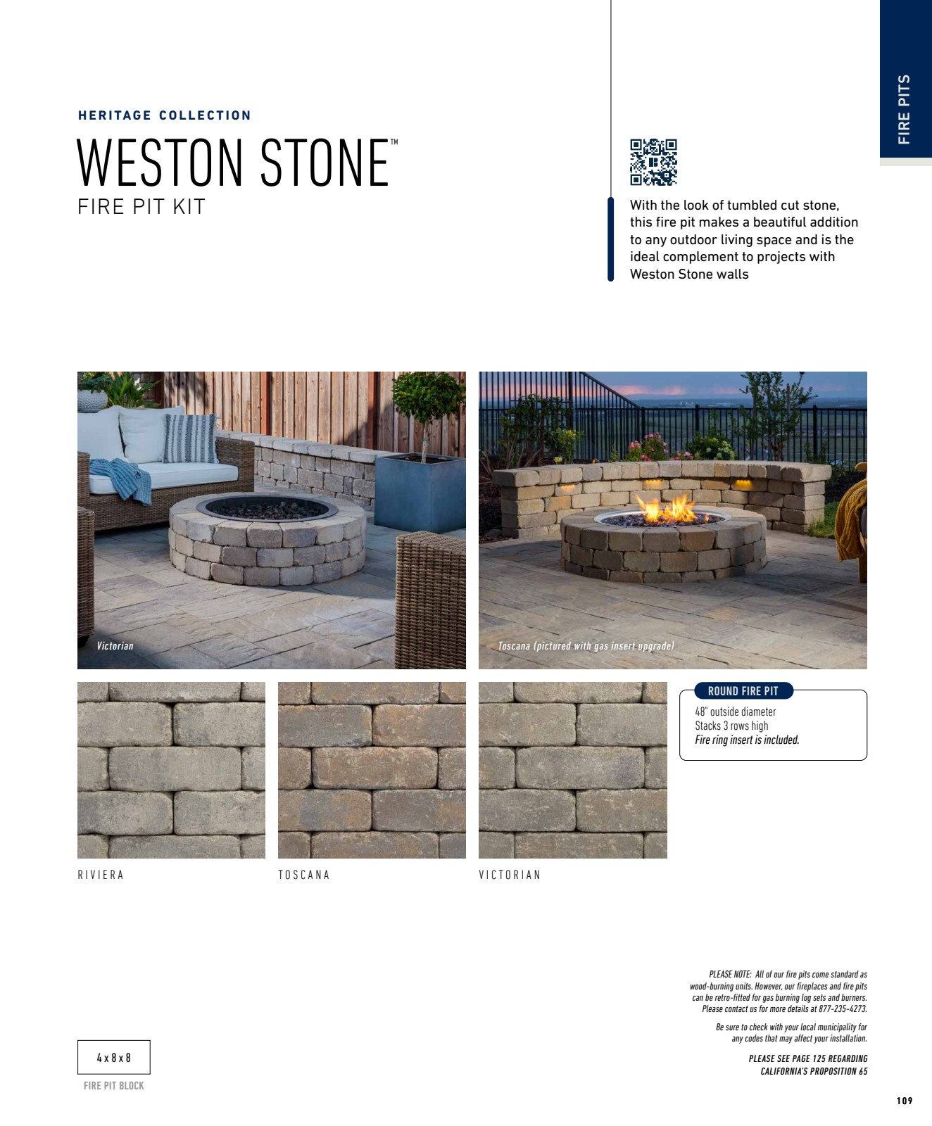 Weston Stone Fire Pit Kit by Belgard