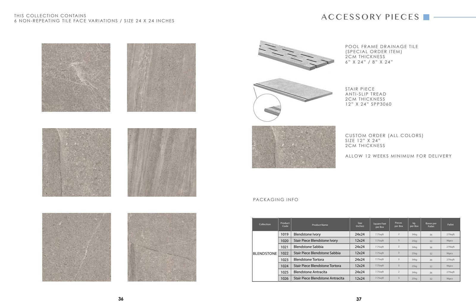 BLENDSTONE – Packaging by ENMON - Porcelain
