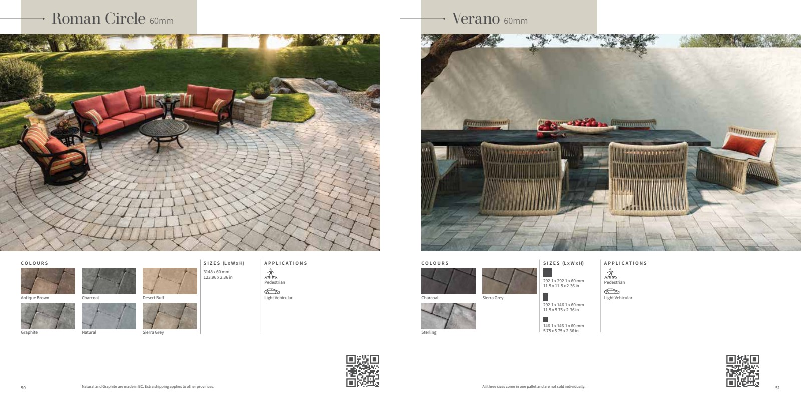 Roman Verano 60mm by Barkman - Pavers