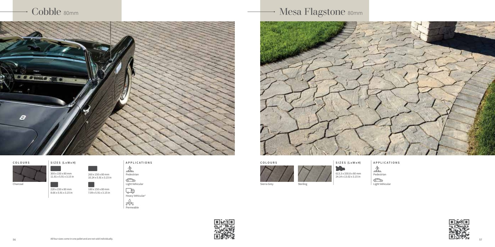 Cobble 80mm by Barkman - Pavers