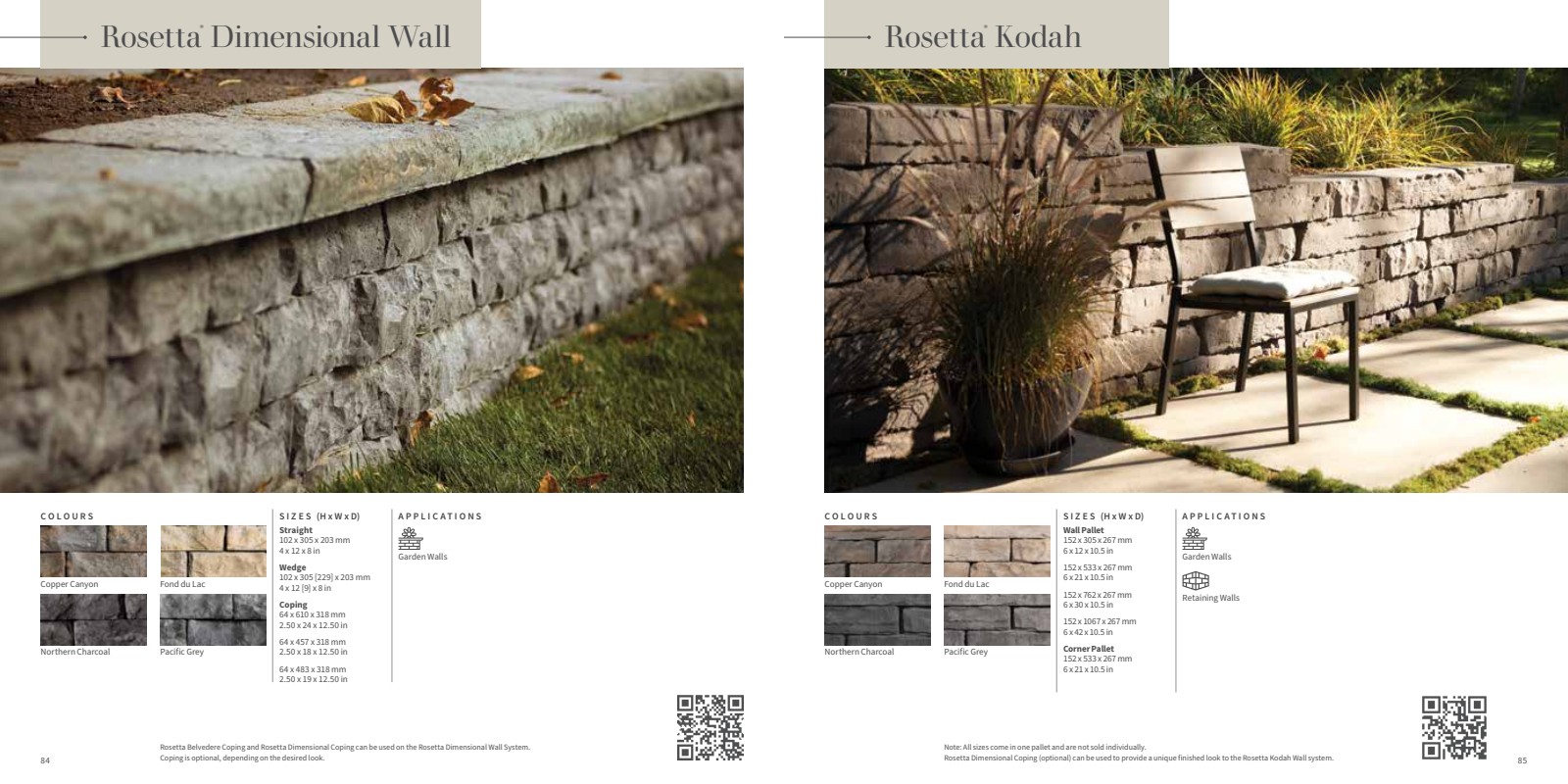 Rosetta Dimensional Wall by Barkman - Walls