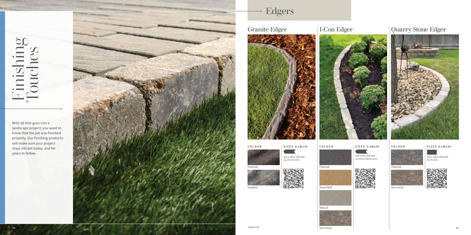 Edgers (Granite, I-Con, Quarry Stone) by Barkman